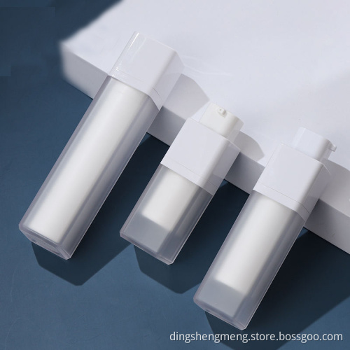 15 ml 30 ml 50 ml Kunststoffkosmetische Verpackung rote luftige Pumpenlotionflasche
